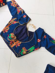 Blue Color Lhenga Choli