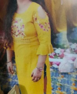 Straight Yellow Kurta