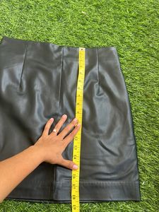 Black Leather Skirt