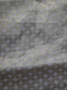 Golden Off White Pure Khaddi Georgette Saree