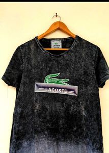 Lacoste Graphic Tee - Black Wash