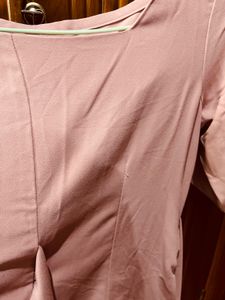 Blush Square Neck Blouse