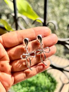 Bow Drop Earrings