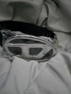 Diesel Belt (First Copy) Black Leather (unisex)