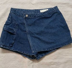 Denim Skort