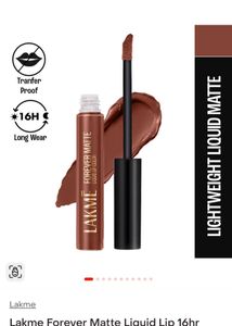 Lakme Forever Matte Liquid Lip 16hrLipstick Lightw