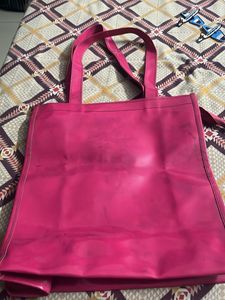 combo of tote bag and hand purse