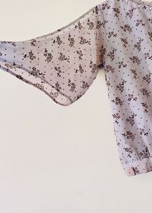 Floral Cold Shoulder Top