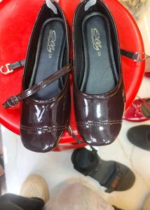 Coffee Brown Marry Jane Flats