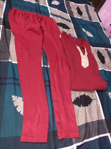 Woolen Kurti & Legging Set