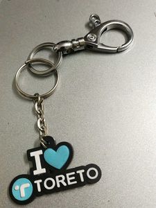 " I 💙 Toreto Keychain With a Hook Keyring