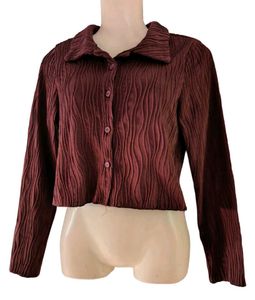 Semi Formal Coffee Brown Shirt 🤎😍