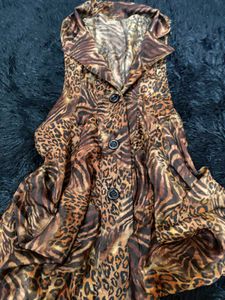 Y2k Tiger Print Mini Dress/top