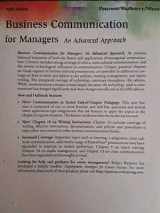 Business Communication For Managers
