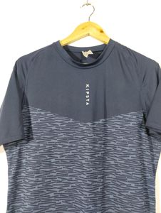 Decathlon Navy Blue Printed T-shirt (Men)