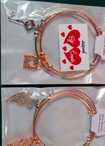 Golden And Silver Stone Bracelet
