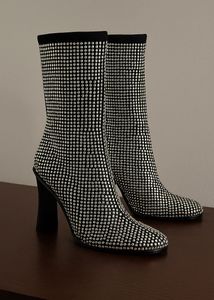 MANGO SILVER BOOTS
