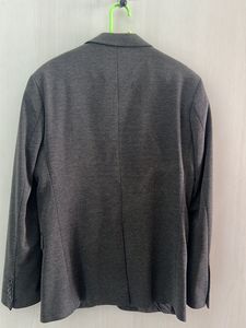 Gray Casual Blazer