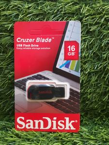 💥 Sandisk USB Pendrive 16gb Pack Of 1
