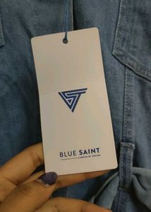 New blue saint brand denim jacket