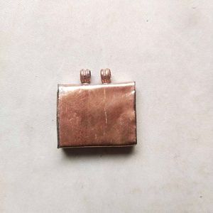 Pure Copper Box Pendant Charm