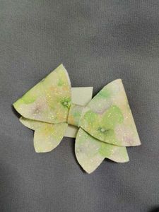 Floral Print Hairbow Clip