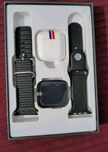 A9 ultra Smart Watch With airpod And Extra Straps