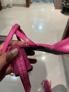 Shoetopia Pink Block Heels