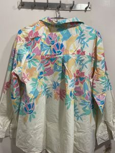 Floral Print Button-Down Shirt