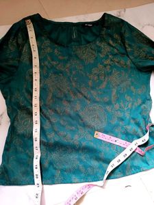 Green Ethnic Top