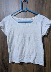 White Crop Top