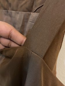 Brown Pinafore Dress