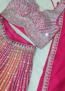 NEW Heavy Lehanga Choli with sleeves