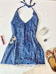 Viral Pinteresty Short Halter Neck Kurti