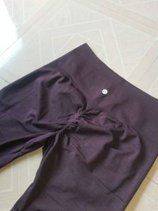 Purple Seamless Gym Pants