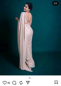 Elegant Sequin Embellished Saree