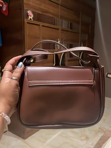 Brown Trendy Sling Bag