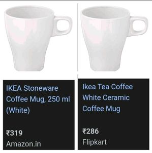 Ceramic Cup (IKEA) White