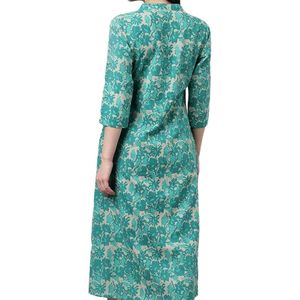 Floral Print Kurta