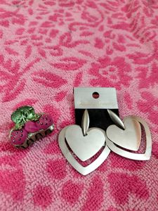 Combo Of 1 Earrings Set Nd Clutcher