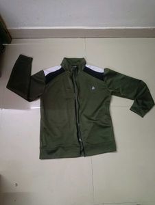Olive Green Full Zip Jacket