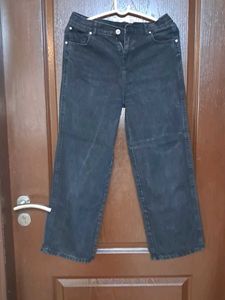Wide Leg Denim Jeans