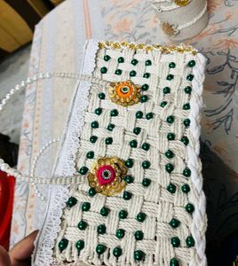 Decorated Rope Basket Only 1 Piece