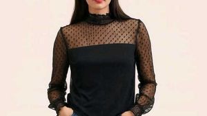 Chic Black Top Set
