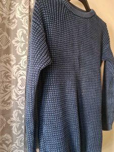 Blue Knit Sweater