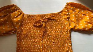 Yellow Polka Top 💛
