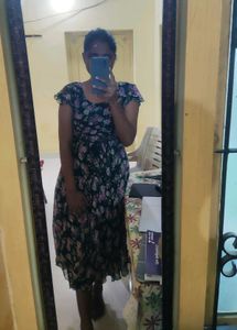 Black Georgette Frock