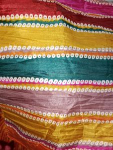 silk dupatta multicolor