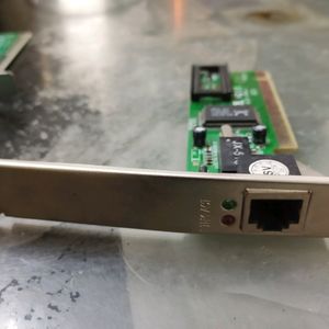 Computer Lan Card 3 No Good Condition With Peked