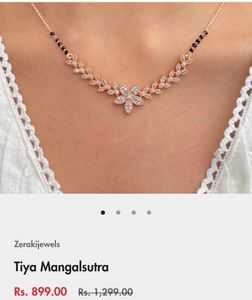 Floral Mangalsutra